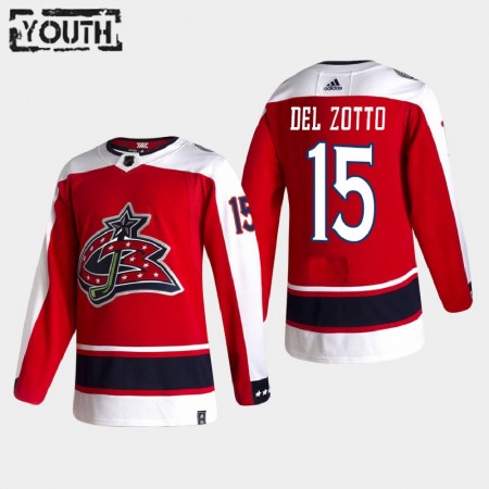 Kinder Eishockey Columbus Blue Jackets Trikot Michael Del Zotto 15 2020-21 Reverse Retro Authentic